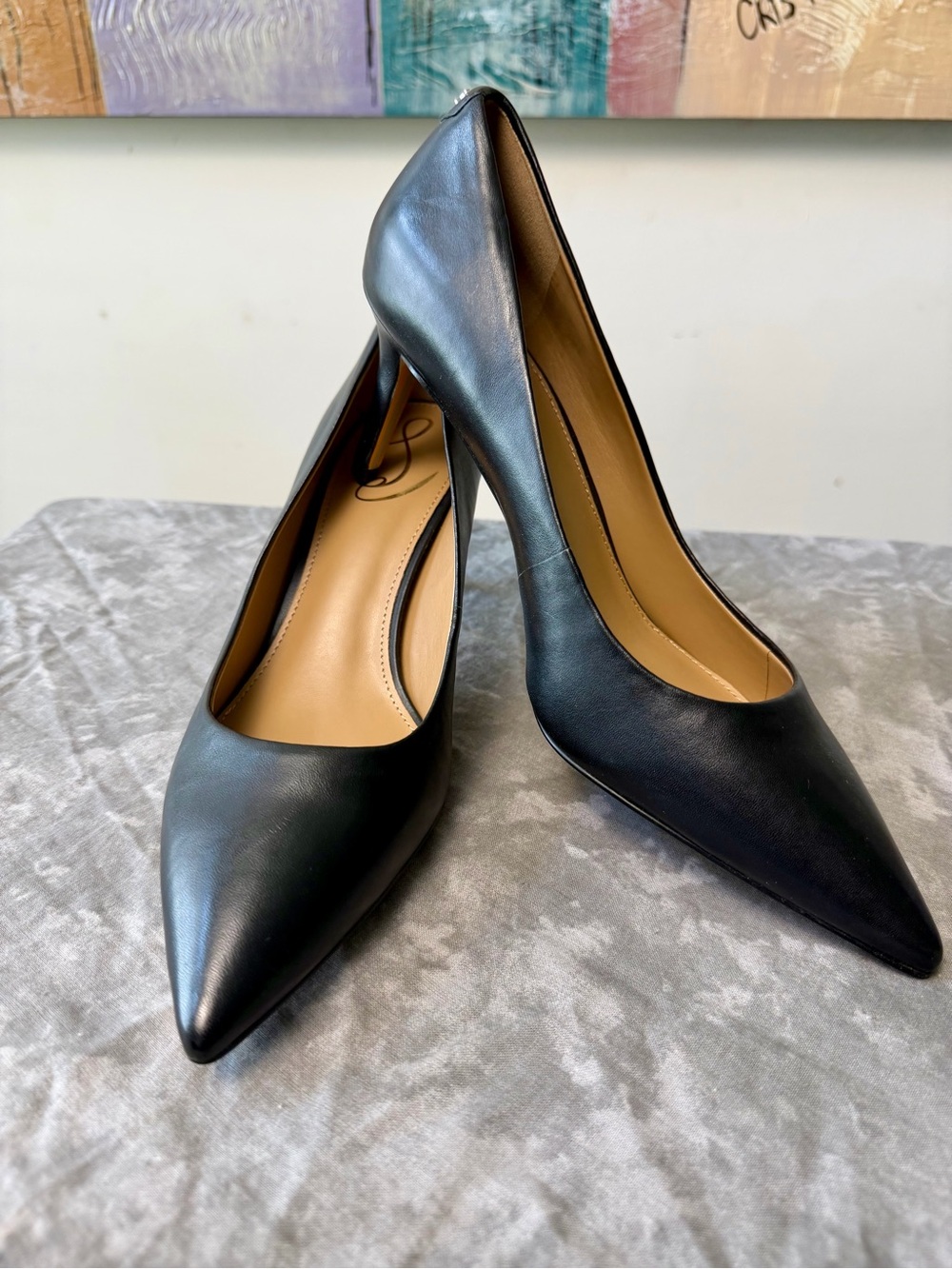 Brand New Sam Edelman Vienna Black Pointed-Toe Women’s Pumps Size 9 - Picture 11 of 13